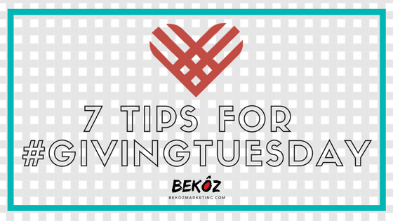 7 Tips for #GivingTuesday 2017